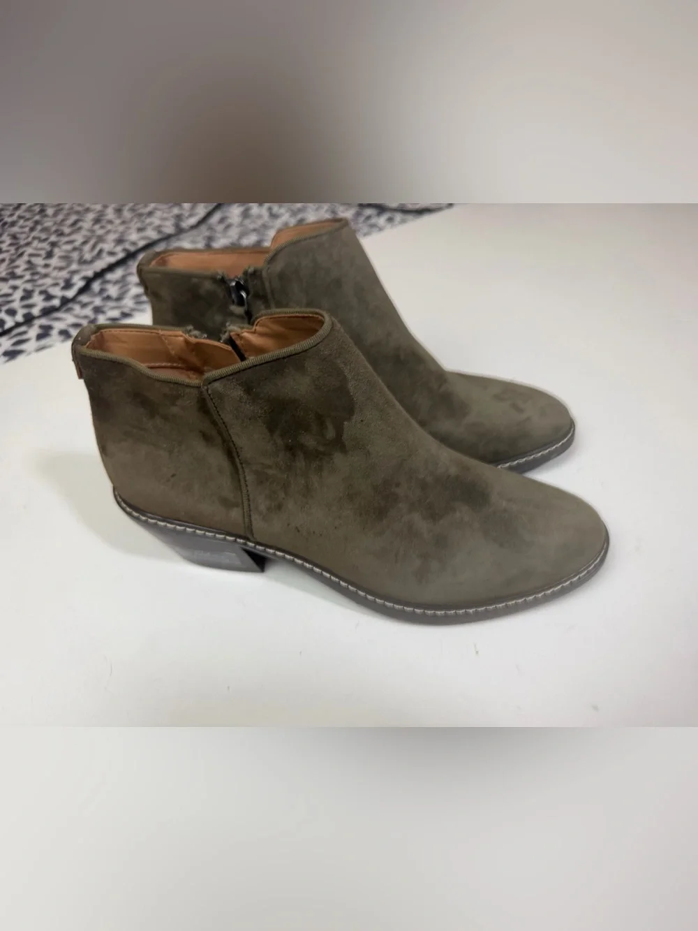 Sam Edelman Olive Pryce Waterproof Suede Leather Versatile Ankle Boots NWT 8.5